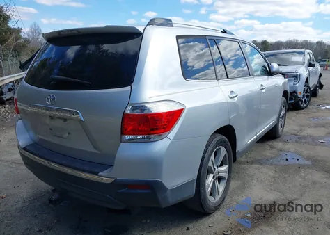 2012 Toyota Highlander Limited V6 z USA, uszkodzony, nr VIN 5TDYK3EH0CS063873